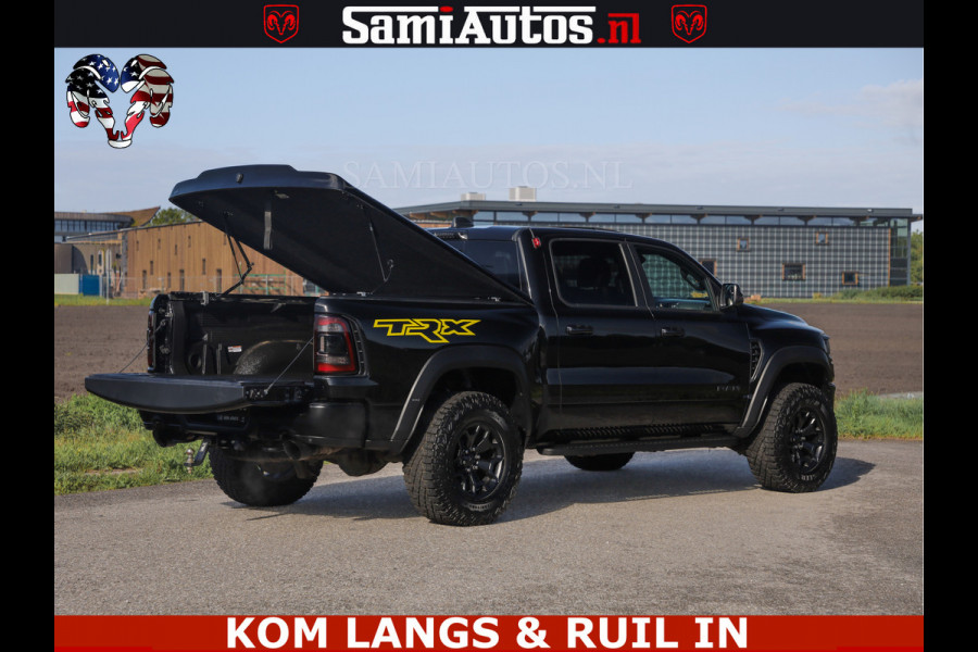 Dodge Ram TRX BLACK OPS HELLCAT | 6.2 V8 712PK SUPERCHARGER | FULLY LOADED | CARBON | BLACK ON BLACK | CREW CAB | DUBBELE CABINE | 5 PERSOONS |