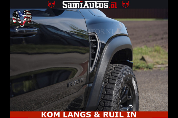 Dodge Ram TRX BLACK OPS HELLCAT | 6.2 V8 712PK SUPERCHARGER | FULLY LOADED | CARBON | BLACK ON BLACK | CREW CAB | DUBBELE CABINE | 5 PERSOONS |