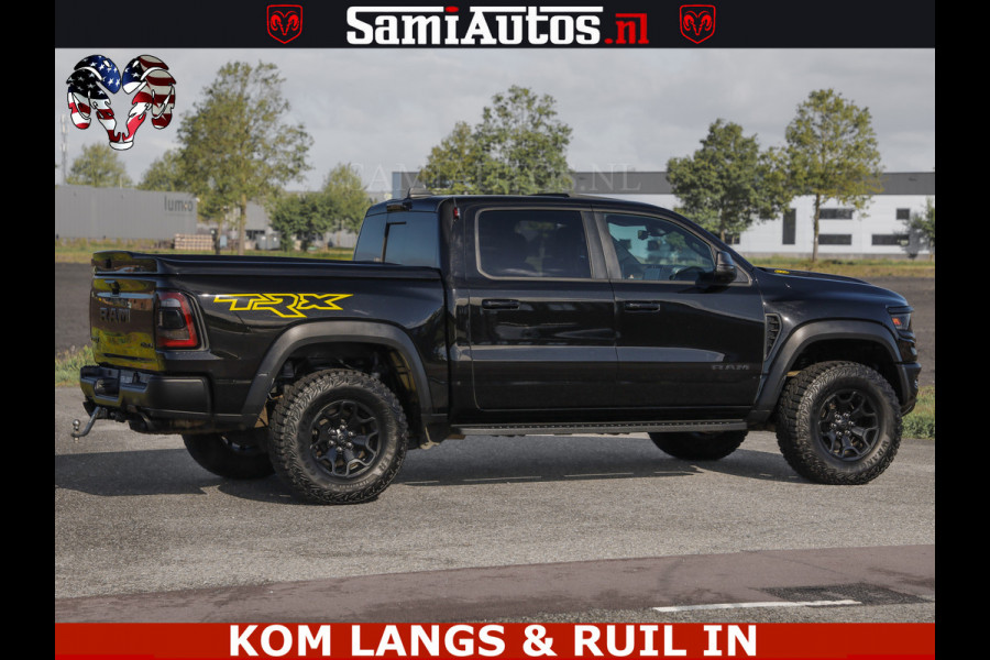 Dodge Ram TRX BLACK OPS HELLCAT | 6.2 V8 712PK SUPERCHARGER | FULLY LOADED | CARBON | BLACK ON BLACK | CREW CAB | DUBBELE CABINE | 5 PERSOONS |