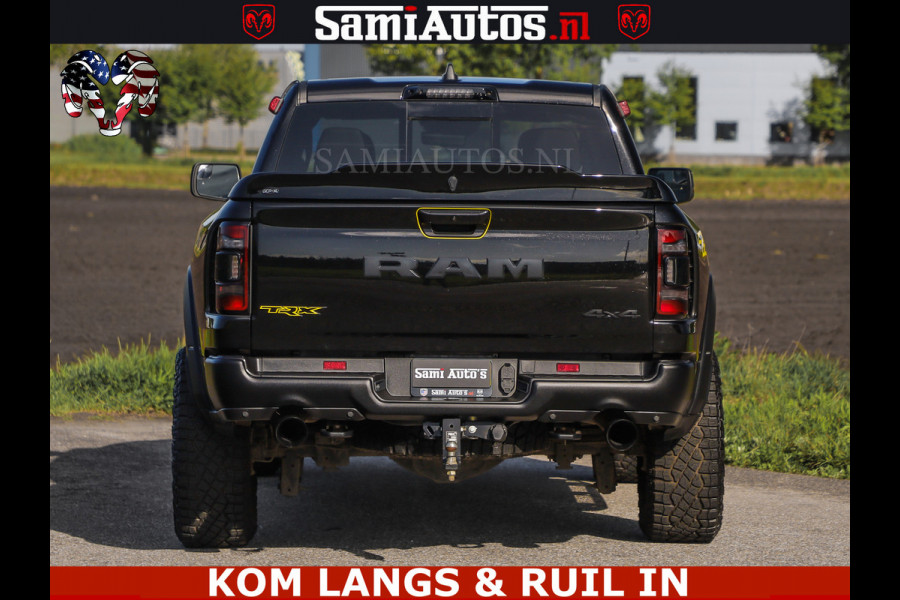 Dodge Ram TRX BLACK OPS HELLCAT | 6.2 V8 712PK SUPERCHARGER | FULLY LOADED | CARBON | BLACK ON BLACK | CREW CAB | DUBBELE CABINE | 5 PERSOONS |