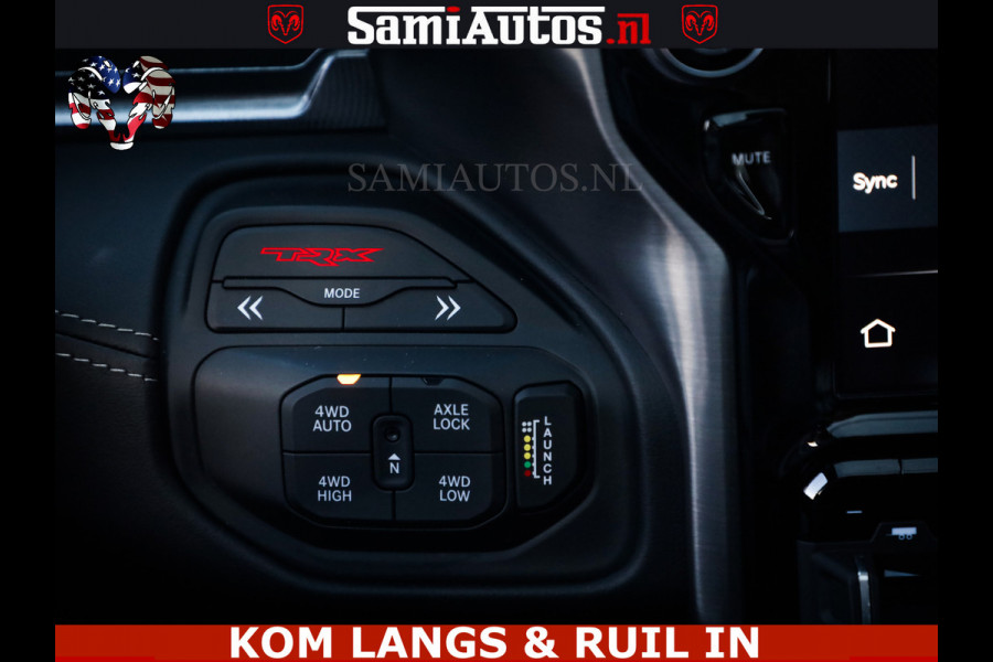 Dodge Ram TRX BLACK OPS HELLCAT | 6.2 V8 712PK SUPERCHARGER | FULLY LOADED | CARBON | BLACK ON BLACK | CREW CAB | DUBBELE CABINE | 5 PERSOONS |