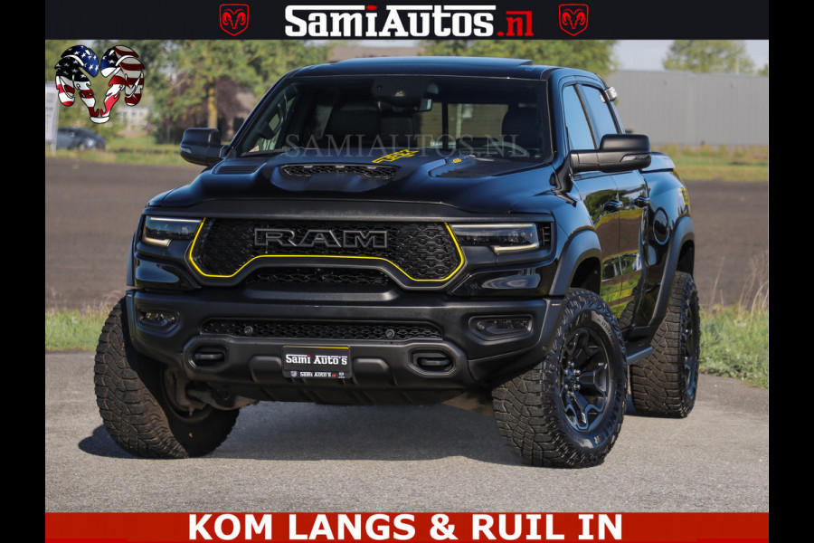 Dodge Ram TRX BLACK OPS HELLCAT | 6.2 V8 712PK SUPERCHARGER | FULLY LOADED | CARBON | BLACK ON BLACK | CREW CAB | DUBBELE CABINE | 5 PERSOONS |