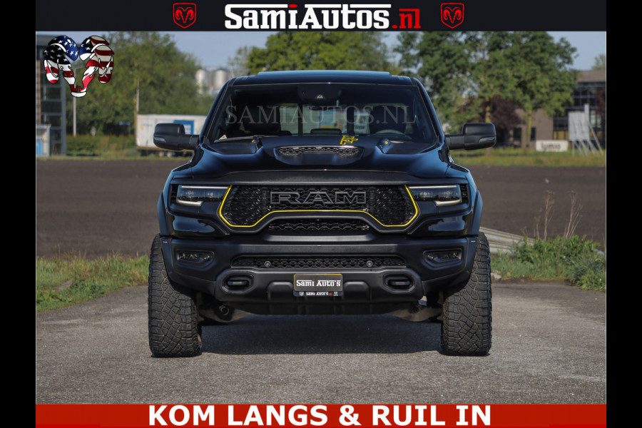 Dodge Ram TRX BLACK OPS HELLCAT | 6.2 V8 712PK SUPERCHARGER | FULLY LOADED | CARBON | BLACK ON BLACK | CREW CAB | DUBBELE CABINE | 5 PERSOONS |