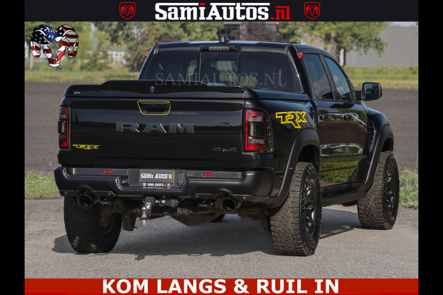 Dodge Ram TRX BLACK OPS HELLCAT | 6.2 V8 712PK SUPERCHARGER | FULLY LOADED | CARBON | BLACK ON BLACK | CREW CAB | DUBBELE CABINE | 5 PERSOONS |