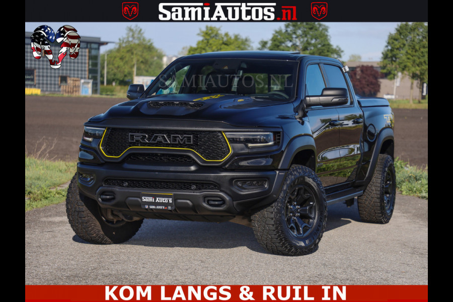 Dodge Ram TRX BLACK OPS HELLCAT | 6.2 V8 712PK SUPERCHARGER | FULLY LOADED | CARBON | BLACK ON BLACK | CREW CAB | DUBBELE CABINE | 5 PERSOONS |