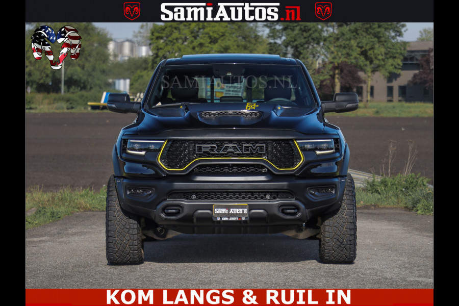 Dodge Ram TRX BLACK OPS HELLCAT | 6.2 V8 712PK SUPERCHARGER | FULLY LOADED | CARBON | BLACK ON BLACK | CREW CAB | DUBBELE CABINE | 5 PERSOONS |