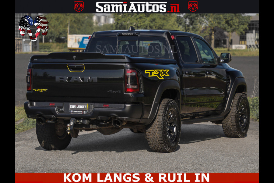 Dodge Ram TRX BLACK OPS HELLCAT | 6.2 V8 712PK SUPERCHARGER | FULLY LOADED | CARBON | BLACK ON BLACK | CREW CAB | DUBBELE CABINE | 5 PERSOONS |