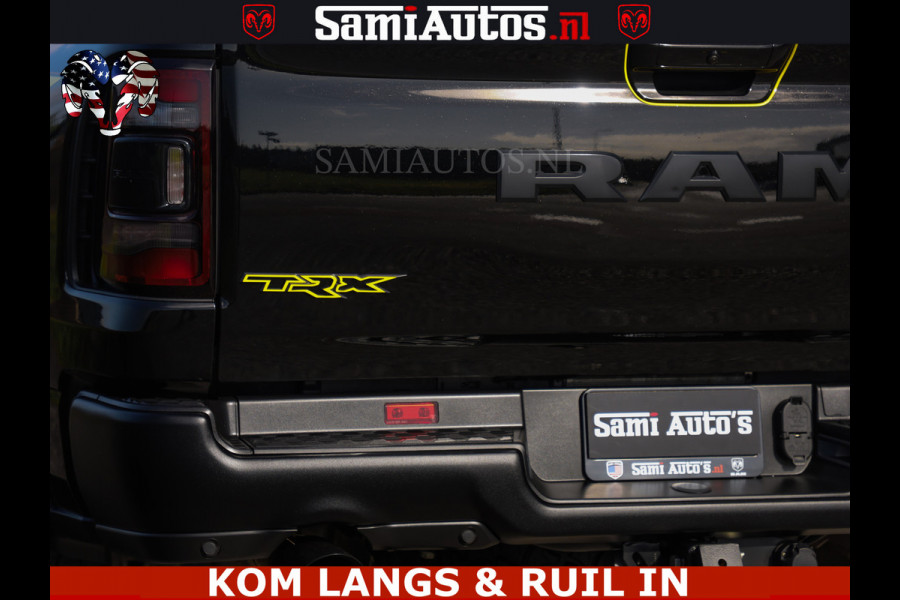 Dodge Ram TRX BLACK OPS HELLCAT | 6.2 V8 712PK SUPERCHARGER | FULLY LOADED | CARBON | BLACK ON BLACK | CREW CAB | DUBBELE CABINE | 5 PERSOONS |