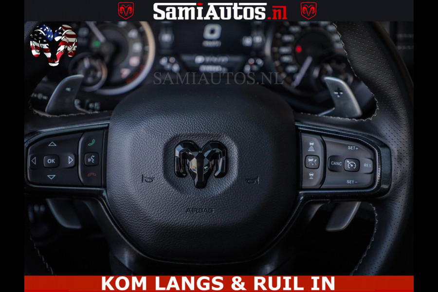 Dodge Ram TRX BLACK OPS HELLCAT | 6.2 V8 712PK SUPERCHARGER | FULLY LOADED | CARBON | BLACK ON BLACK | CREW CAB | DUBBELE CABINE | 5 PERSOONS |