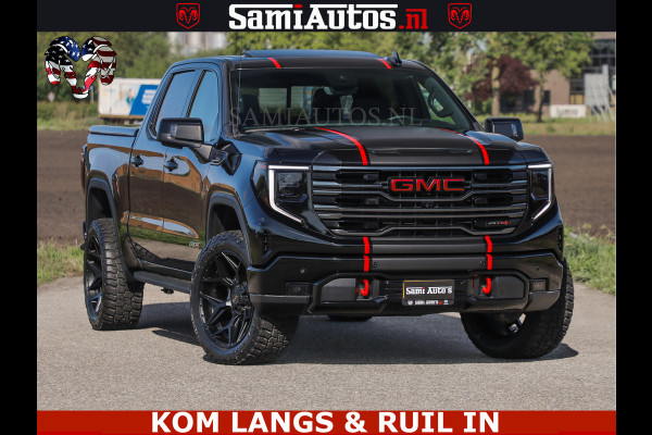 GMC Sierra AT4 6.2 V8 4X4 | VIRTUAL COCKPIT | LPG | HUD | BOM VOL | DC | RAM DEALER NEDERLAND | Dubbele Cabine met Royale 5 Zitplaatsen | BPM vrij | Nu Leverbaar uit Voorraad | Voorraad Nr 261530 |