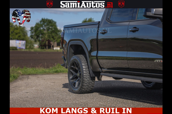 GMC Sierra AT4 6.2 V8 4X4 | VIRTUAL COCKPIT | LPG | HUD | BOM VOL | DC | RAM DEALER NEDERLAND | Dubbele Cabine met Royale 5 Zitplaatsen | BPM vrij | Nu Leverbaar uit Voorraad | Voorraad Nr 261530 |