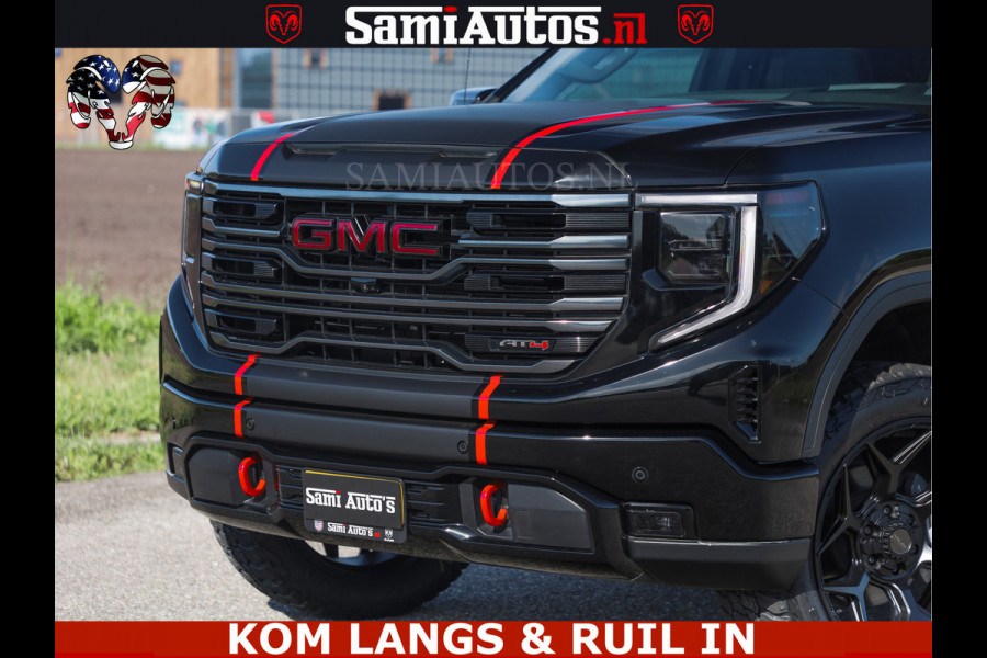 GMC Sierra AT4 6.2 V8 4X4 | VIRTUAL COCKPIT | LPG | HUD | BOM VOL | DC | RAM DEALER NEDERLAND | Dubbele Cabine met Royale 5 Zitplaatsen | BPM vrij | Nu Leverbaar uit Voorraad | Voorraad Nr 261530 |