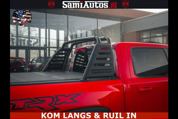 Dodge Ram TRX HELLCAT | 6.2 V8 702PK | FLAME RED | BOM VOL | CARBON | RAMBAR | HUD | LPG | BEAD-LOCK WHEELS | CREW CAB 5 PERSOONS | BEDRIJFS AUTO DUBBELE CABINE DC |