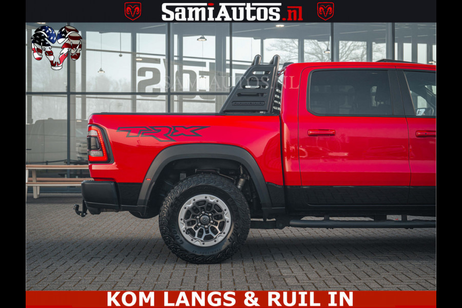 Dodge Ram TRX HELLCAT | 6.2 V8 702PK | FLAME RED | BOM VOL | CARBON | RAMBAR | HUD | LPG | BEAD-LOCK WHEELS | CREW CAB 5 PERSOONS | BEDRIJFS AUTO DUBBELE CABINE DC |