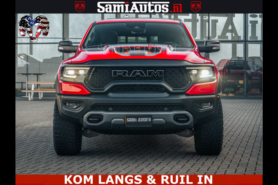Dodge Ram TRX HELLCAT | 6.2 V8 702PK | FLAME RED | BOM VOL | CARBON | RAMBAR | HUD | LPG | BEAD-LOCK WHEELS | CREW CAB 5 PERSOONS | BEDRIJFS AUTO DUBBELE CABINE DC |