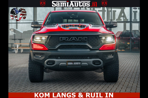 Dodge Ram TRX HELLCAT | 6.2 V8 702PK | FLAME RED | BOM VOL | CARBON | RAMBAR | HUD | LPG | BEAD-LOCK WHEELS | CREW CAB 5 PERSOONS | BEDRIJFS AUTO DUBBELE CABINE DC |