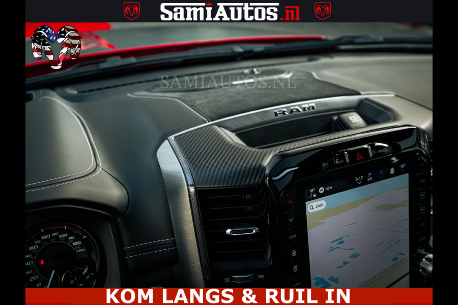 Dodge Ram TRX HELLCAT | 6.2 V8 702PK | FLAME RED | BOM VOL | CARBON | RAMBAR | HUD | LPG | BEAD-LOCK WHEELS | CREW CAB 5 PERSOONS | BEDRIJFS AUTO DUBBELE CABINE DC |
