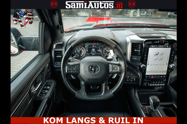 Dodge Ram TRX HELLCAT | 6.2 V8 702PK | FLAME RED | BOM VOL | CARBON | RAMBAR | HUD | LPG | BEAD-LOCK WHEELS | CREW CAB 5 PERSOONS | BEDRIJFS AUTO DUBBELE CABINE DC |