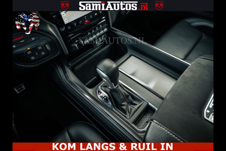 Dodge Ram TRX HELLCAT | 6.2 V8 702PK | FLAME RED | BOM VOL | CARBON | RAMBAR | HUD | LPG | BEAD-LOCK WHEELS | CREW CAB 5 PERSOONS | BEDRIJFS AUTO DUBBELE CABINE DC |