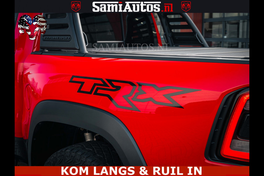 Dodge Ram TRX HELLCAT | 6.2 V8 702PK | FLAME RED | BOM VOL | CARBON | RAMBAR | HUD | LPG | BEAD-LOCK WHEELS | CREW CAB 5 PERSOONS | BEDRIJFS AUTO DUBBELE CABINE DC |