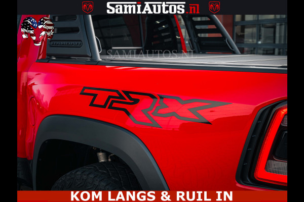 Dodge Ram TRX HELLCAT | 6.2 V8 702PK | FLAME RED | BOM VOL | CARBON | RAMBAR | HUD | LPG | BEAD-LOCK WHEELS | CREW CAB 5 PERSOONS | BEDRIJFS AUTO DUBBELE CABINE DC |