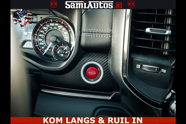 Dodge Ram TRX HELLCAT | 6.2 V8 702PK | FLAME RED | BOM VOL | CARBON | RAMBAR | HUD | LPG | BEAD-LOCK WHEELS | CREW CAB 5 PERSOONS | BEDRIJFS AUTO DUBBELE CABINE DC |