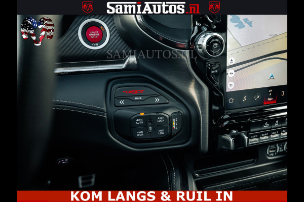 Dodge Ram TRX HELLCAT | 6.2 V8 702PK | FLAME RED | BOM VOL | CARBON | RAMBAR | HUD | LPG | BEAD-LOCK WHEELS | CREW CAB 5 PERSOONS | BEDRIJFS AUTO DUBBELE CABINE DC |