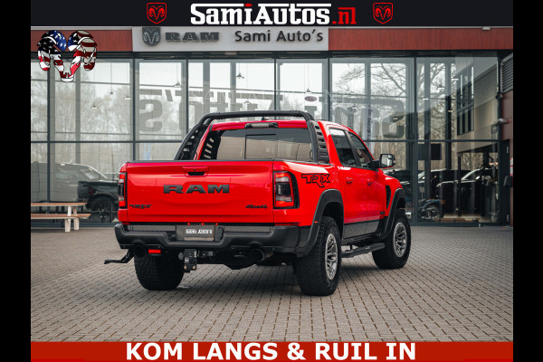 Dodge Ram TRX HELLCAT | 6.2 V8 702PK | FLAME RED | BOM VOL | CARBON | RAMBAR | HUD | LPG | BEAD-LOCK WHEELS | CREW CAB 5 PERSOONS | BEDRIJFS AUTO DUBBELE CABINE DC |