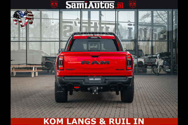 Dodge Ram TRX HELLCAT | 6.2 V8 702PK | FLAME RED | BOM VOL | CARBON | RAMBAR | HUD | LPG | BEAD-LOCK WHEELS | CREW CAB 5 PERSOONS | BEDRIJFS AUTO DUBBELE CABINE DC |