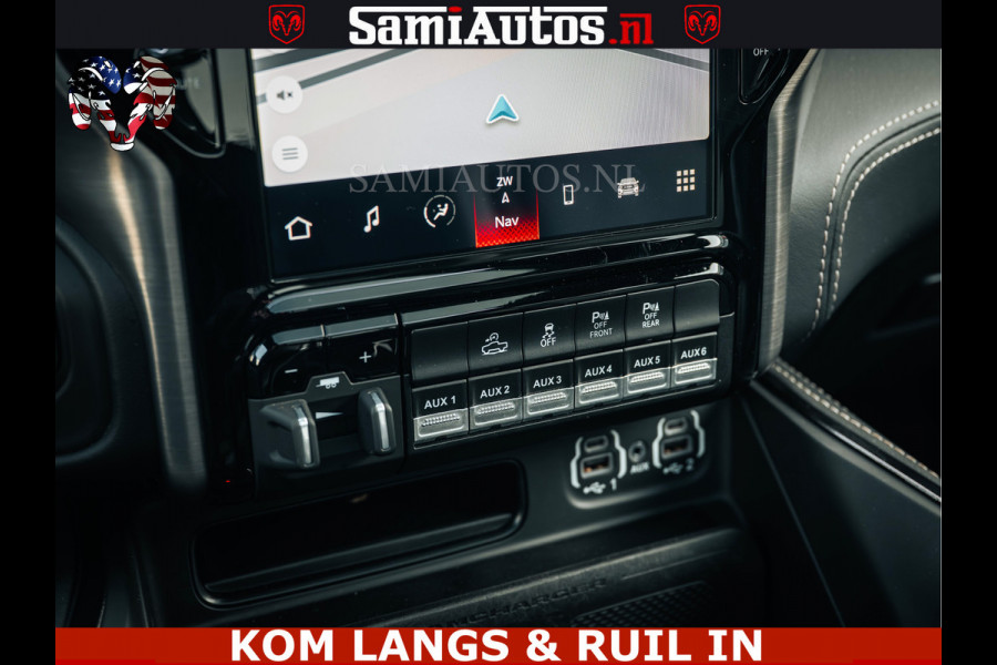 Dodge Ram TRX HELLCAT | 6.2 V8 702PK | FLAME RED | BOM VOL | CARBON | RAMBAR | HUD | LPG | BEAD-LOCK WHEELS | CREW CAB 5 PERSOONS | BEDRIJFS AUTO DUBBELE CABINE DC |