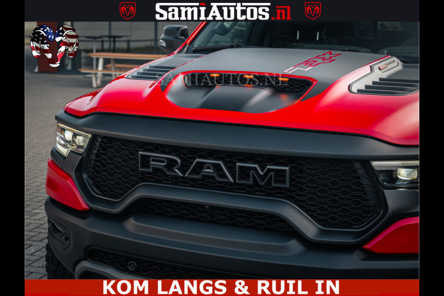 Dodge Ram TRX HELLCAT | 6.2 V8 702PK | FLAME RED | BOM VOL | CARBON | RAMBAR | HUD | LPG | BEAD-LOCK WHEELS | CREW CAB 5 PERSOONS | BEDRIJFS AUTO DUBBELE CABINE DC |