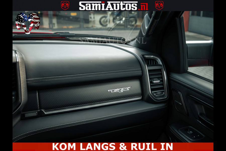 Dodge Ram TRX HELLCAT | 6.2 V8 702PK | FLAME RED | BOM VOL | CARBON | RAMBAR | HUD | LPG | BEAD-LOCK WHEELS | CREW CAB 5 PERSOONS | BEDRIJFS AUTO DUBBELE CABINE DC |
