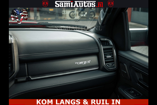 Dodge Ram TRX HELLCAT | 6.2 V8 702PK | FLAME RED | BOM VOL | CARBON | RAMBAR | HUD | LPG | BEAD-LOCK WHEELS | CREW CAB 5 PERSOONS | BEDRIJFS AUTO DUBBELE CABINE DC |