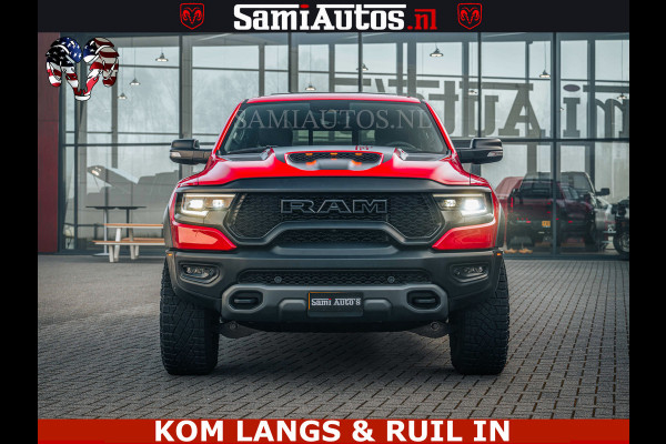 Dodge Ram TRX HELLCAT | 6.2 V8 702PK | FLAME RED | BOM VOL | CARBON | RAMBAR | HUD | LPG | BEAD-LOCK WHEELS | CREW CAB 5 PERSOONS | BEDRIJFS AUTO DUBBELE CABINE DC |