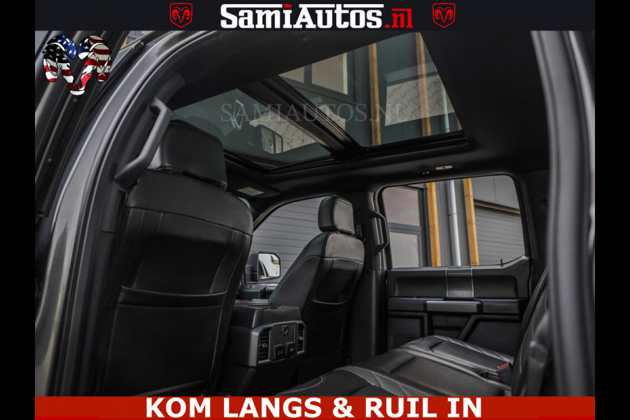 Ford USA F-150 5.0 V8 4X4 | MAT OLIVE GREEN | ZEER DIK | CAMERA | 3500KG | PANORAMA | LEDER | GO RHINO ROLLBAR | CRUISE CONTROL | PRINS LPG | BAKFLIP COVER | Deze pick-up is leverbaar met zowel een groot rijbewijs (C) als een klein rijbewijs (B). Laat ons weten wat jouw voorkeur is.