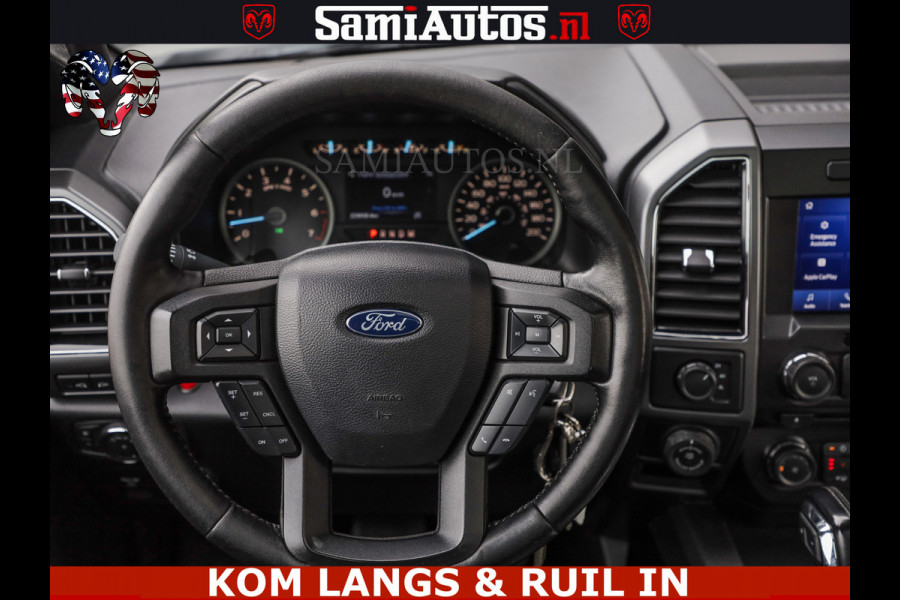 Ford USA F-150 5.0 V8 4X4 | MAT OLIVE GREEN | ZEER DIK | CAMERA | 3500KG | PANORAMA | LEDER | GO RHINO ROLLBAR | CRUISE CONTROL | PRINS LPG | BAKFLIP COVER | Deze pick-up is leverbaar met zowel een groot rijbewijs (C) als een klein rijbewijs (B). Laat ons weten wat jouw voorkeur is.