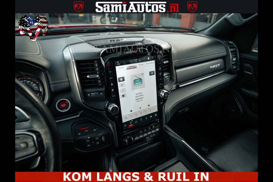 Dodge Ram TRX HELLCAT | 6.2 V8 702PK | FLAME RED | BOM VOL | CARBON | RAMBAR | HUD | LPG | BEAD-LOCK WHEELS | CREW CAB 5 PERSOONS | BEDRIJFS AUTO DUBBELE CABINE DC |