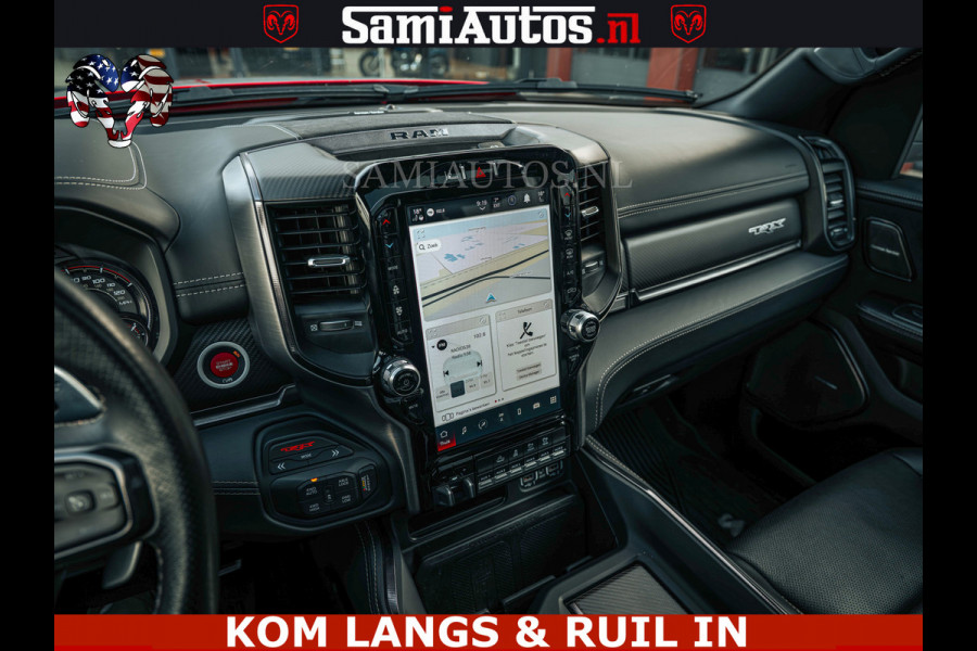 Dodge Ram TRX HELLCAT | 6.2 V8 702PK | FLAME RED | BOM VOL | CARBON | RAMBAR | HUD | LPG | BEAD-LOCK WHEELS | CREW CAB 5 PERSOONS | BEDRIJFS AUTO DUBBELE CABINE DC |