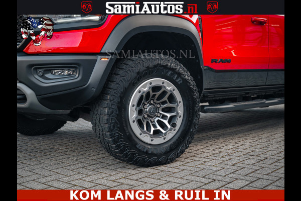 Dodge Ram TRX HELLCAT | 6.2 V8 702PK | FLAME RED | BOM VOL | CARBON | RAMBAR | HUD | LPG | BEAD-LOCK WHEELS | CREW CAB 5 PERSOONS | BEDRIJFS AUTO DUBBELE CABINE DC |