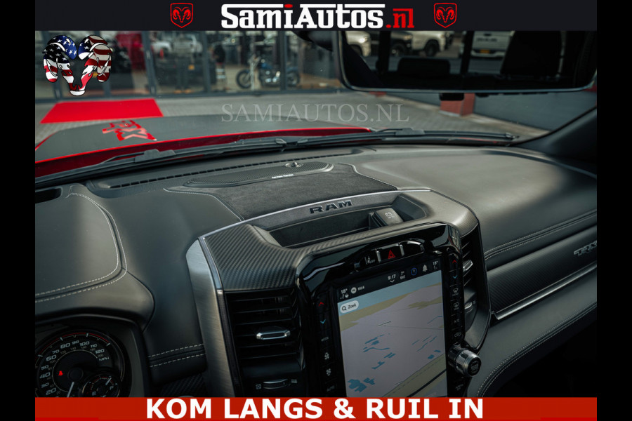 Dodge Ram TRX HELLCAT | 6.2 V8 702PK | FLAME RED | BOM VOL | CARBON | RAMBAR | HUD | LPG | BEAD-LOCK WHEELS | CREW CAB 5 PERSOONS | BEDRIJFS AUTO DUBBELE CABINE DC |