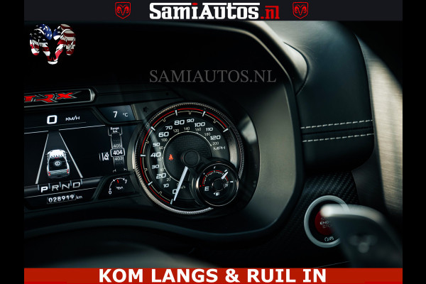 Dodge Ram TRX HELLCAT | 6.2 V8 702PK | FLAME RED | BOM VOL | CARBON | RAMBAR | HUD | LPG | BEAD-LOCK WHEELS | CREW CAB 5 PERSOONS | BEDRIJFS AUTO DUBBELE CABINE DC |