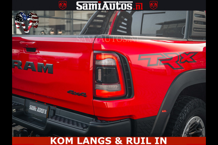 Dodge Ram TRX HELLCAT | 6.2 V8 702PK | FLAME RED | BOM VOL | CARBON | RAMBAR | HUD | LPG | BEAD-LOCK WHEELS | CREW CAB 5 PERSOONS | BEDRIJFS AUTO DUBBELE CABINE DC |