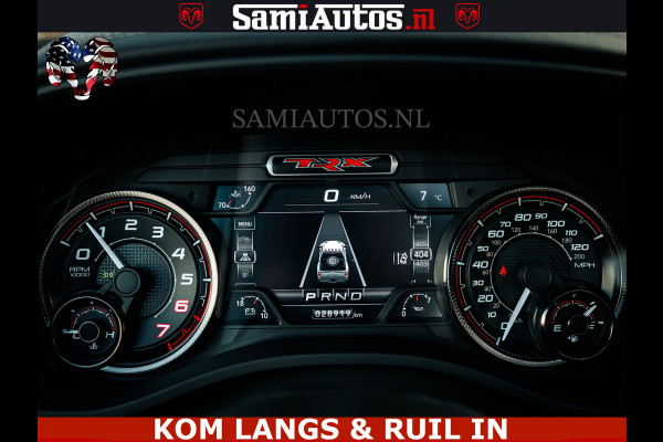 Dodge Ram TRX HELLCAT | 6.2 V8 702PK | FLAME RED | BOM VOL | CARBON | RAMBAR | HUD | LPG | BEAD-LOCK WHEELS | CREW CAB 5 PERSOONS | BEDRIJFS AUTO DUBBELE CABINE DC |