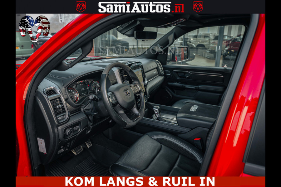 Dodge Ram TRX HELLCAT | 6.2 V8 702PK | FLAME RED | BOM VOL | CARBON | RAMBAR | HUD | LPG | BEAD-LOCK WHEELS | CREW CAB 5 PERSOONS | BEDRIJFS AUTO DUBBELE CABINE DC |
