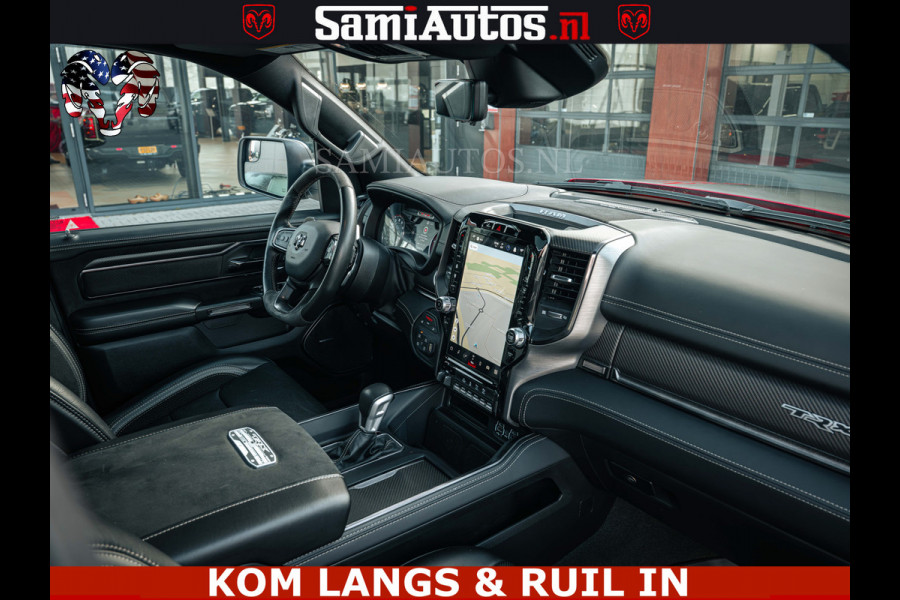Dodge Ram TRX HELLCAT | 6.2 V8 702PK | FLAME RED | BOM VOL | CARBON | RAMBAR | HUD | LPG | BEAD-LOCK WHEELS | CREW CAB 5 PERSOONS | BEDRIJFS AUTO DUBBELE CABINE DC |