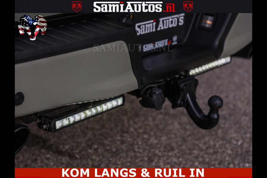 Ford USA F-150 5.0 V8 4X4 | MAT OLIVE GREEN | ZEER DIK | CAMERA | 3500KG | PANORAMA | LEDER | GO RHINO ROLLBAR | CRUISE CONTROL | PRINS LPG | BAKFLIP COVER | Deze pick-up is leverbaar met zowel een groot rijbewijs (C) als een klein rijbewijs (B). Laat ons weten wat jouw voorkeur is.