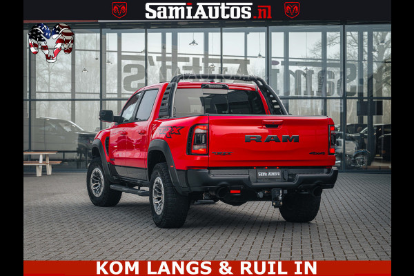 Dodge Ram TRX HELLCAT | 6.2 V8 702PK | FLAME RED | BOM VOL | CARBON | RAMBAR | HUD | LPG | BEAD-LOCK WHEELS | CREW CAB 5 PERSOONS | BEDRIJFS AUTO DUBBELE CABINE DC |