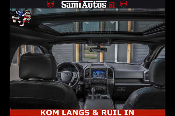 Ford USA F-150 5.0 V8 4X4 | MAT OLIVE GREEN | ZEER DIK | CAMERA | 3500KG | PANORAMA | LEDER | GO RHINO ROLLBAR | CRUISE CONTROL | PRINS LPG | BAKFLIP COVER | Deze pick-up is leverbaar met zowel een groot rijbewijs (C) als een klein rijbewijs (B). Laat ons weten wat jouw voorkeur is.