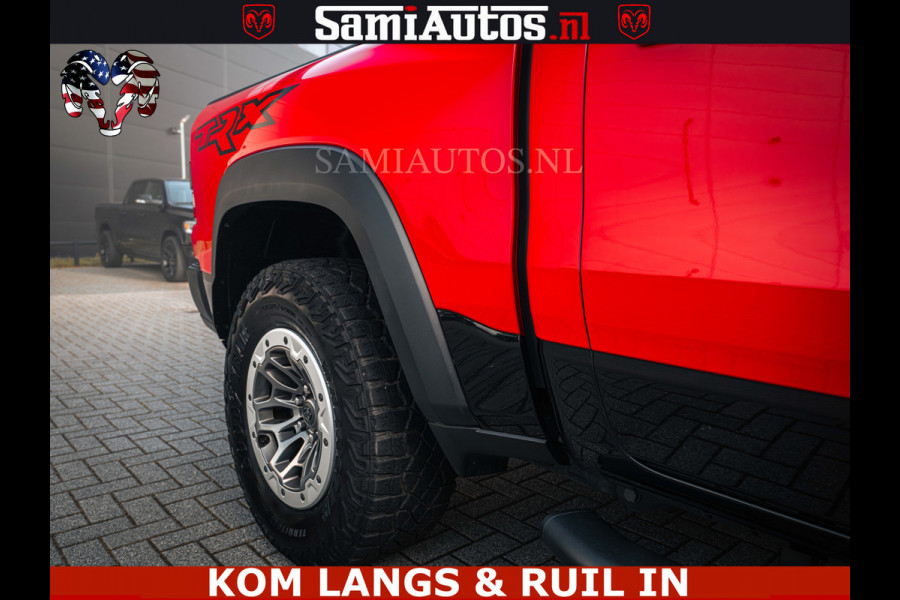 Dodge Ram TRX HELLCAT | 6.2 V8 702PK | FLAME RED | BOM VOL | CARBON | RAMBAR | HUD | LPG | BEAD-LOCK WHEELS | CREW CAB 5 PERSOONS | BEDRIJFS AUTO DUBBELE CABINE DC |