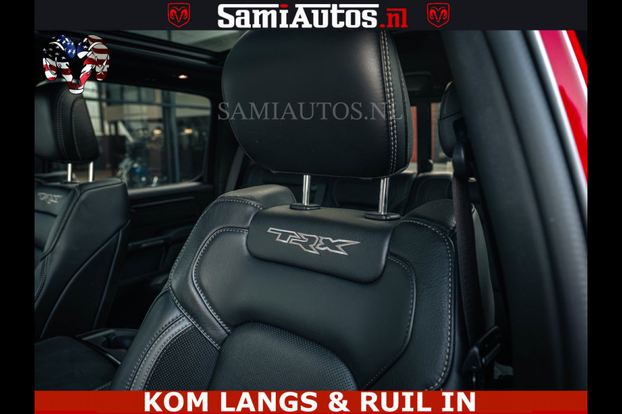 Dodge Ram TRX HELLCAT | 6.2 V8 702PK | FLAME RED | BOM VOL | CARBON | RAMBAR | HUD | LPG | BEAD-LOCK WHEELS | CREW CAB 5 PERSOONS | BEDRIJFS AUTO DUBBELE CABINE DC |